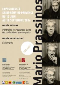 Exposition Temporaire Mario Prassinos - 100 Ans !. Du 12 juin au 18 septembre 2016 à Saint Rémy de Provence. Bouches-du-Rhone. 